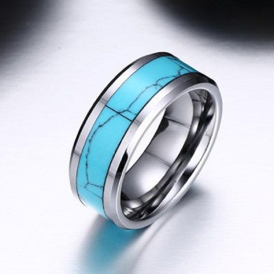 Tungsten Silver Special Men's Ring