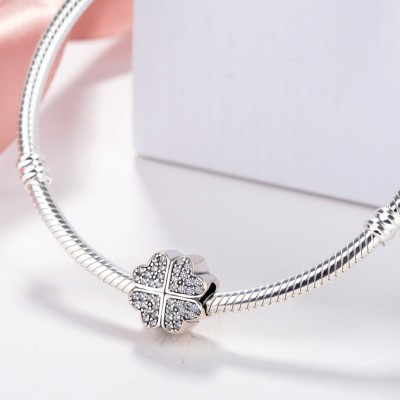 Clover Charm Sterling Silver