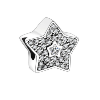 Stars Charm Sterling Silver