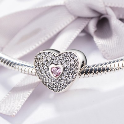 Fowever Love Charm Sterling Silver