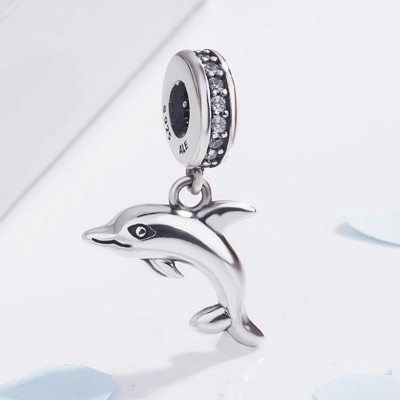 Dauphin Charm Sterling Silver