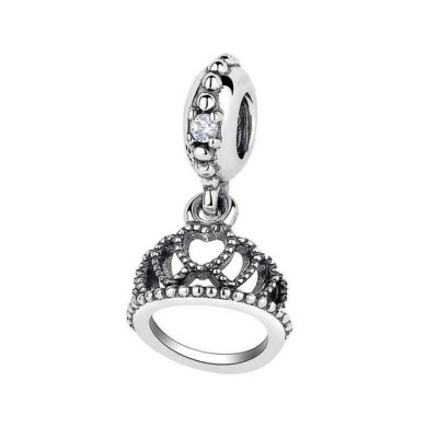 Crown Charm Sterling Silver